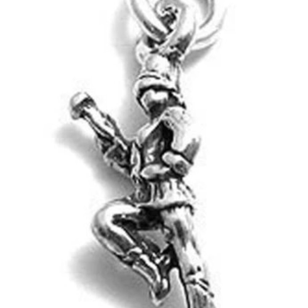 MAJORETTE CHARM. STERLING SILVER